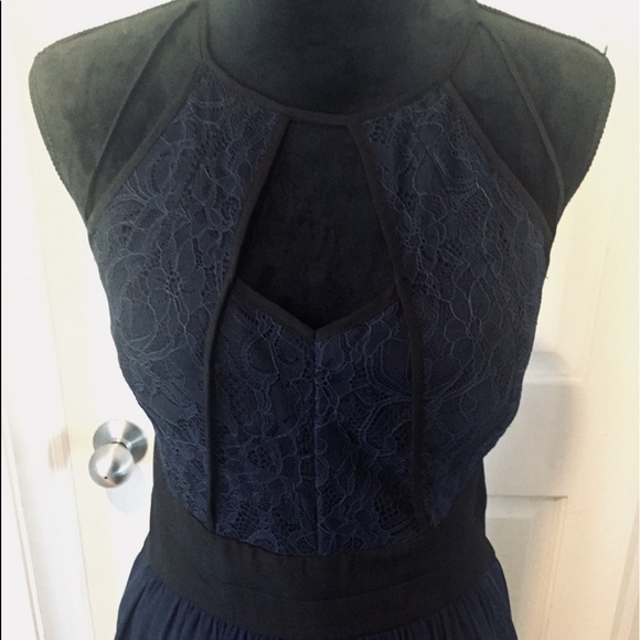 NWT Beautiful BCBG Sheer Cutout Maxi Dress - Picture 4 of 6